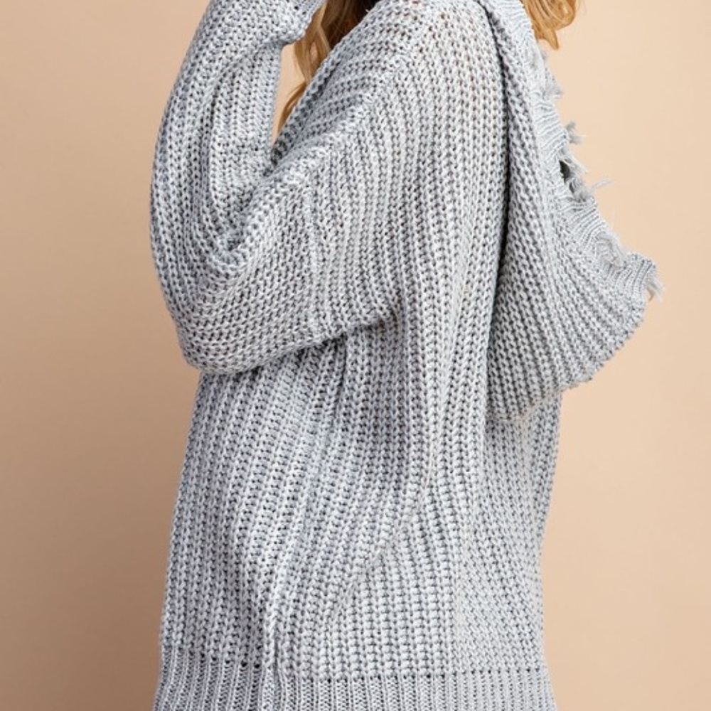 gray sweater - Picture 2 of 7